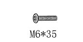 Borddel O - M6*35
