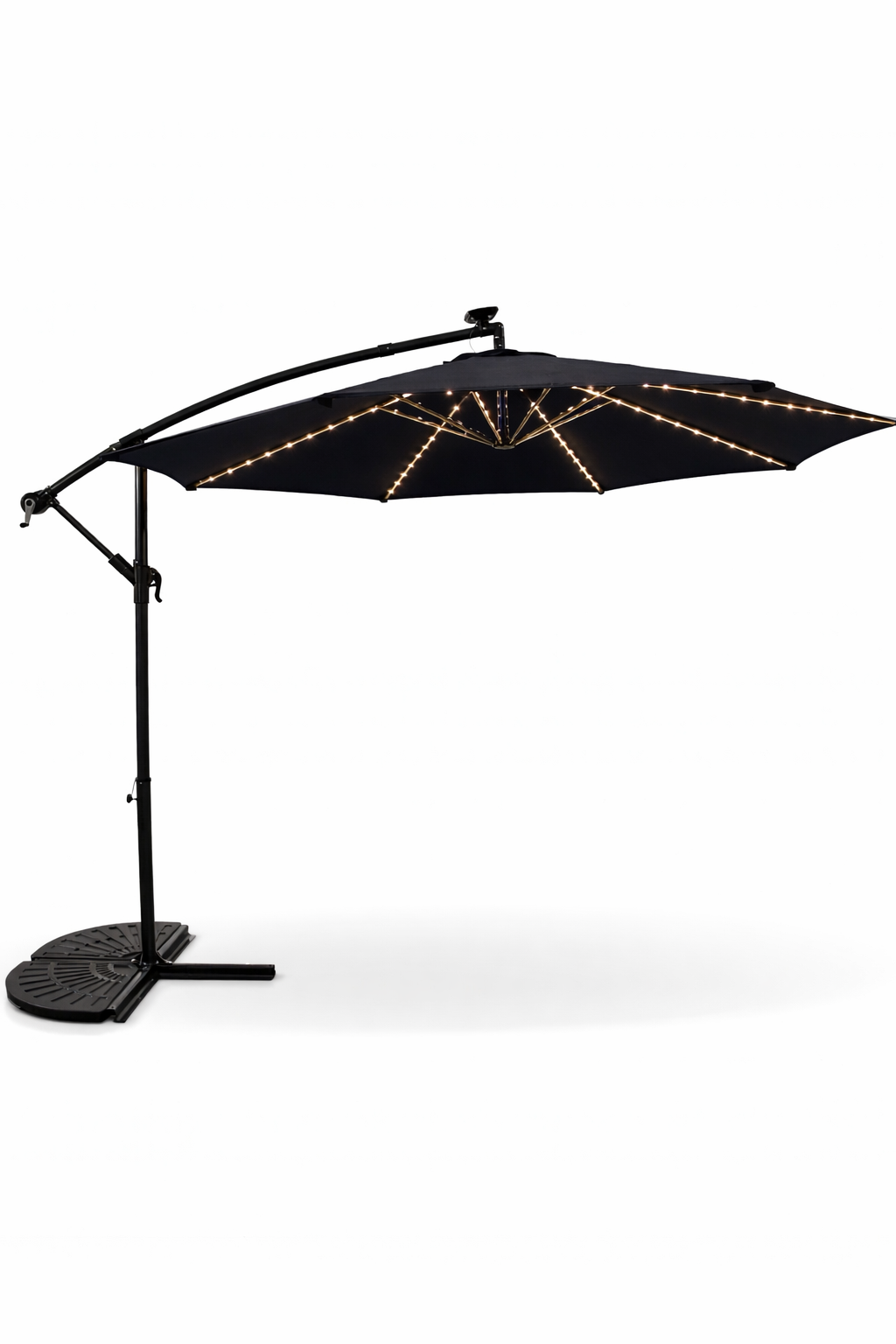 3m Ausleger-LED-Sonnenschirm