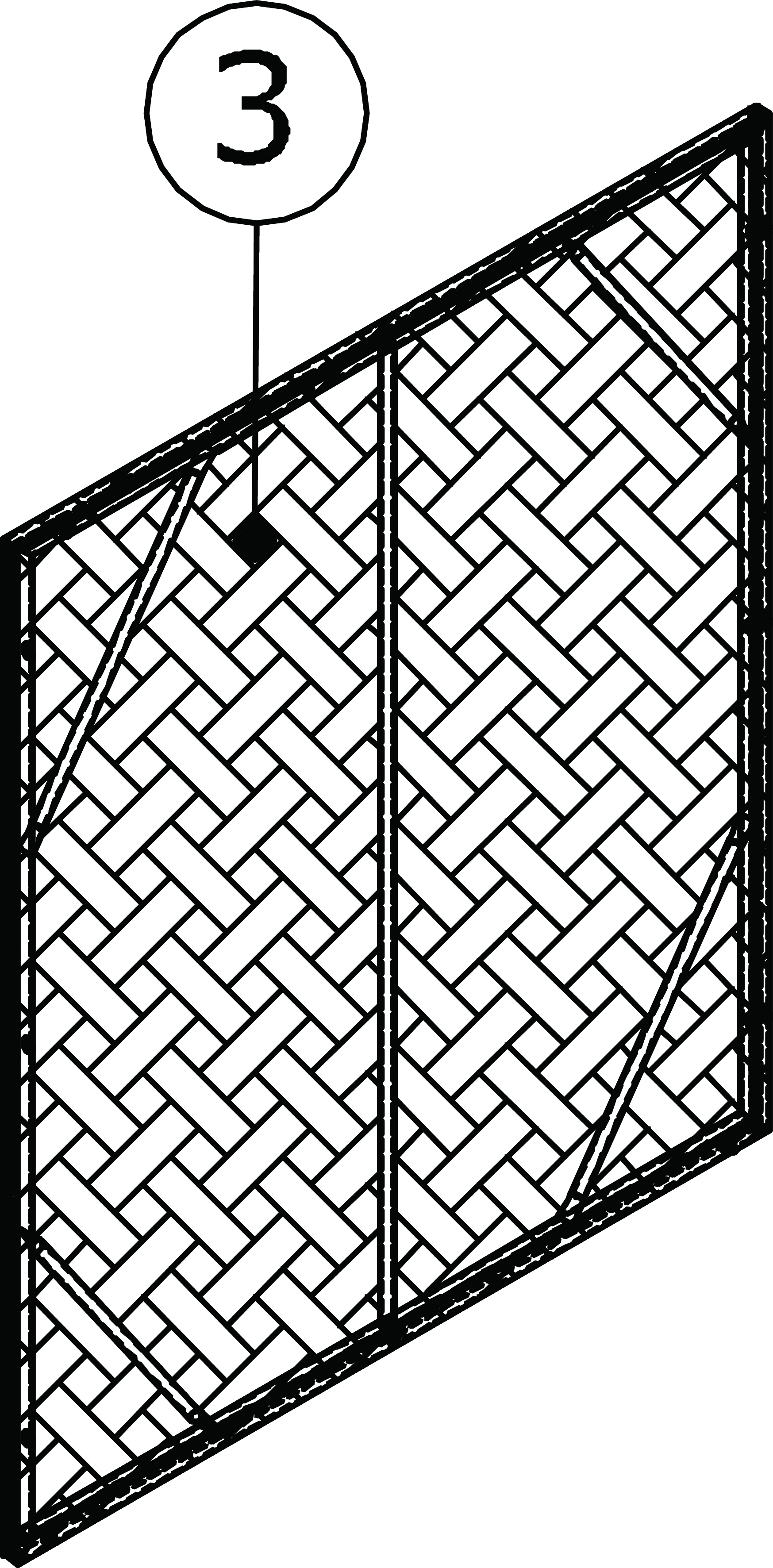 3) Storage Box Left Side Panel