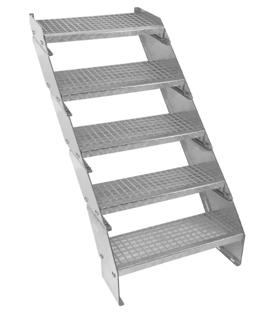 Galvanised Adjustable Staircase