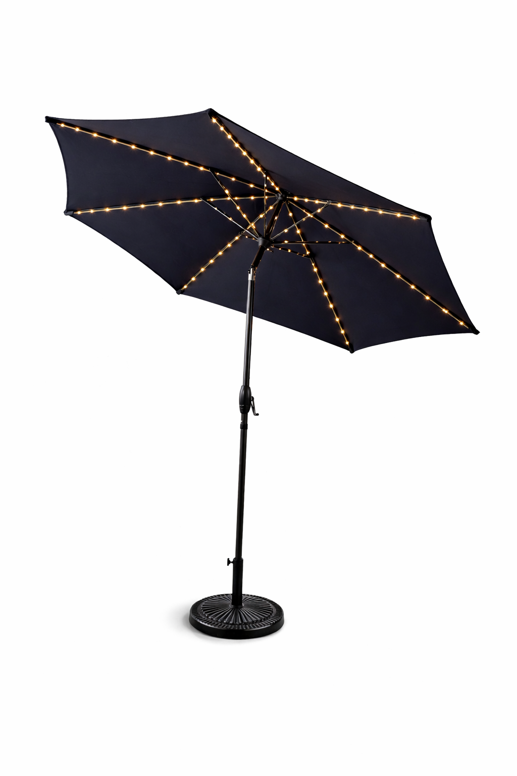 2,7m Guarda-sol LED Inclinável